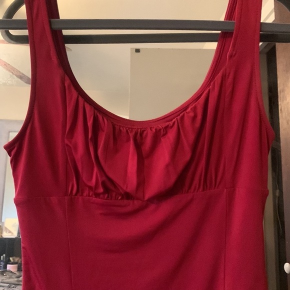 Burgundy Red bodysuit woman’s size Small - Picture 2 of 6